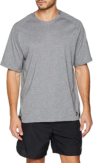 Amazon Co Jp Nike Bondedニット半袖トップ グレー サイズsmall 服 ファッション小物