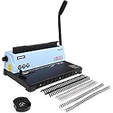 Rayson TD-132 Binding Machine Punch 12 Sheets/Bind 120 Sheets with Sturdy Metal Construction
