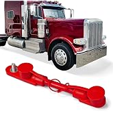 High Soar Overmolded Battery Harness 7 Inch Red Positive Battery Cable Harness Assembly for Semi Truck, 2 Batteries