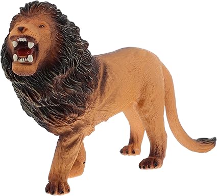 Amazon Co Jp Tomaibaby 1pcライオン教育置物現実的な動物ライオンモデルおもちゃビニール動物モデルのおもちゃ ホーム キッチン