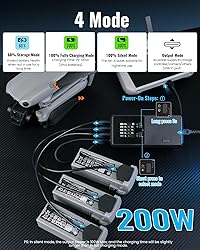 LKTOP 200W Air 3/Air 3S Parallel Charging Hub Fast
