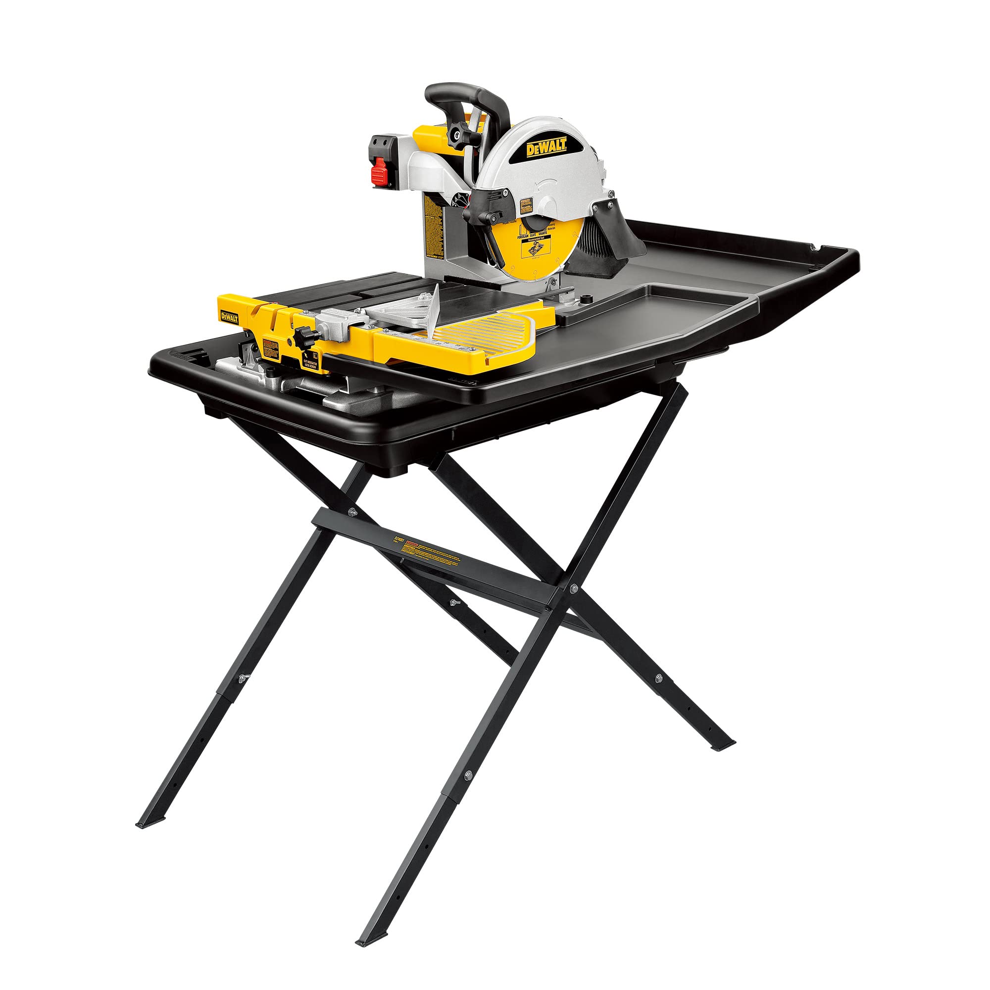 Photo 1 of DEWALT Wet Tile Saw with Stand, 10-Inch, Corded (D24000S)