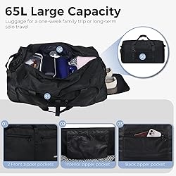 Fmeida 65L Duffle Bag with Shoes