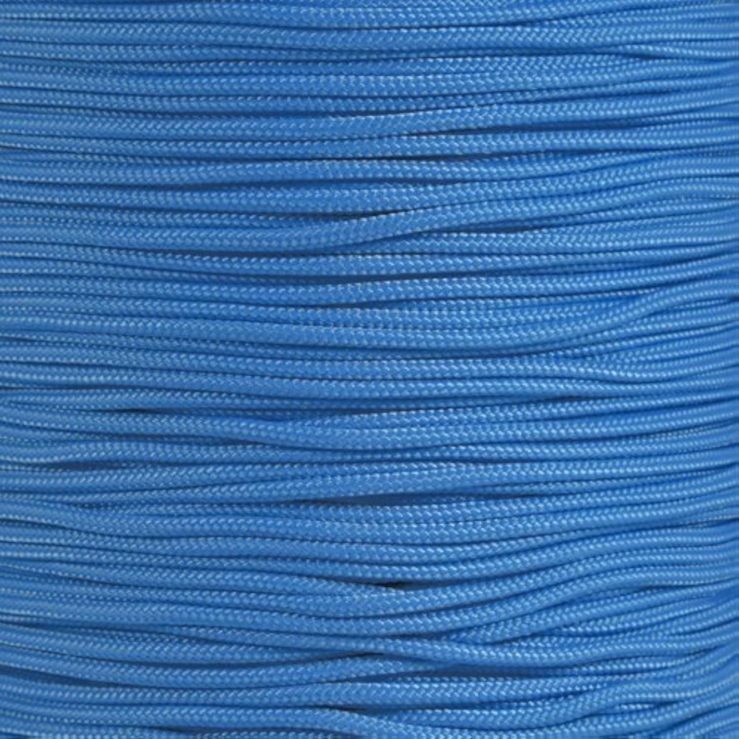 PARACORD PLANET 10, 25, 50, and 100 Foot Hanks of 425 Paracord (3mm) - Made of 100% Nylon for Tactical, Crafting, Survival, General Use, and Much More (Colonial Blue, 100 Feet)