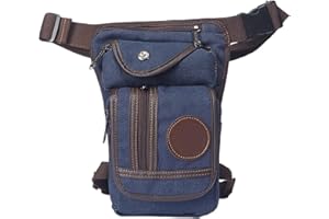 Equestrian Drop Leg Bag, Canvas Nylon Horse Riding Waist Pack with Multiple Pockets for Outdoor Riding Equipment