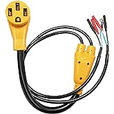 MECMO 50 Amp Parallel Cord Kit for Generator 120V 50A RV (14-50R), Inverter Generator Parallel Connection Kit for Combine Power with Two Inverter Generators Cord