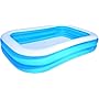 Bestway Rectangular Inflatable Family Pool - 103 inch, Blue