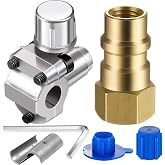 Bullet Piercing Valve Kits with Dust Cap Convert R12 to R134a Fit 7/16 Inch | Low Side Port Bpv 31 Bullet Piercing Tap Valve Compatible With Ap4502525 Bpv31d Gpv14 Gpv31 Gpv38 Gpv56 Mpv31 (1 Set)