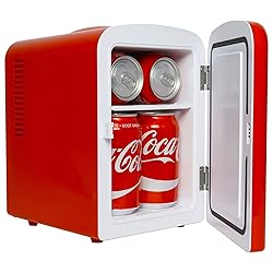Coca-Cola Classic Coke Bottle 4L Mini Fridge w/ 12V