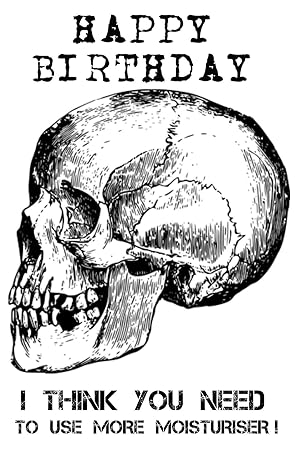 Totenkopf Geburtstagskarte Lustige Sprüche Karte