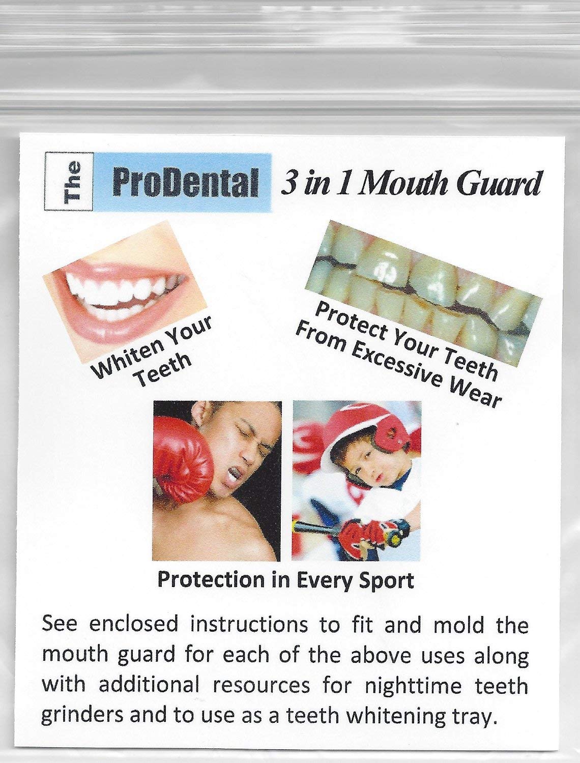 Professional Mouth Guard for Grinding Teeth - 6 Customizable Dental Guards - 2 Sizes, USA Made, BPA Free | Eliminate Bruxism, Teeth Clenching | Also for Sports & Teeth Whitening : Beauty