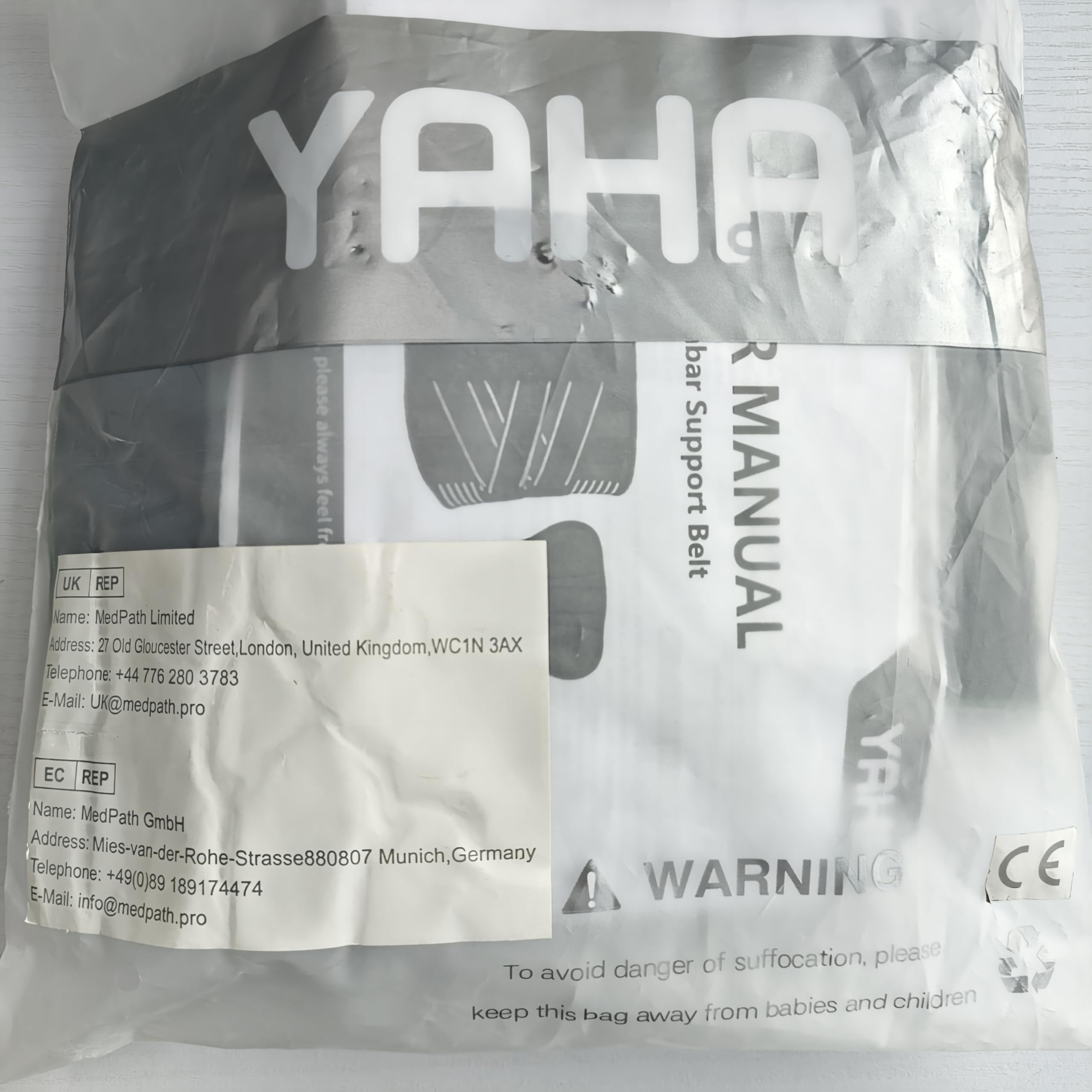 YAHA Back Brace for Lower Back Pain Relief for Women/Men with Lumbar Pad, Back Support Belt with 7 Stays for Heavy Lifting, Sedentariness, Breathable Lumbar Support for Herniated Disc, Sciatica - L