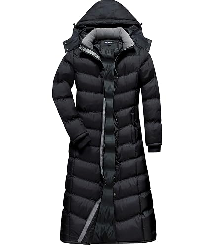 Amazon.com: ELORA Women's Warm Winter Heavyweight Quilted 40' inch