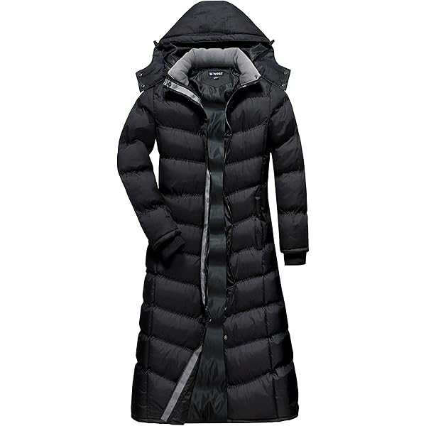 ジャケット・アウター Th products LONG PADDED COAT Amazon.com: ELORA Women's Warm Winter Heavyweight Quilted 40