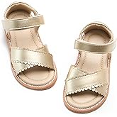 Felix & Flora Toddler Girl Sandals -Flower Girl Dress Shoes Open Toe Little Kid Summer Flats
