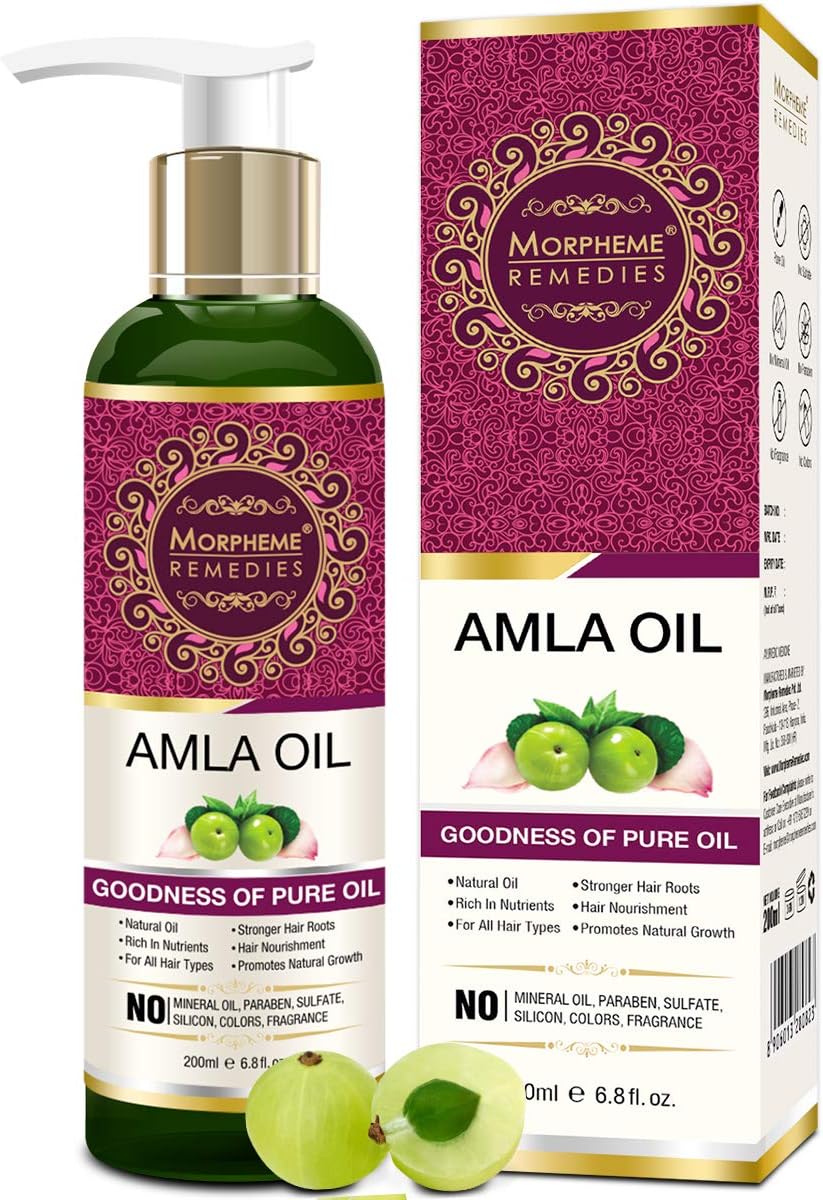 Morpheme Remedies Pure Amla Oil (No Mineral Oil, Paraben) 200ml