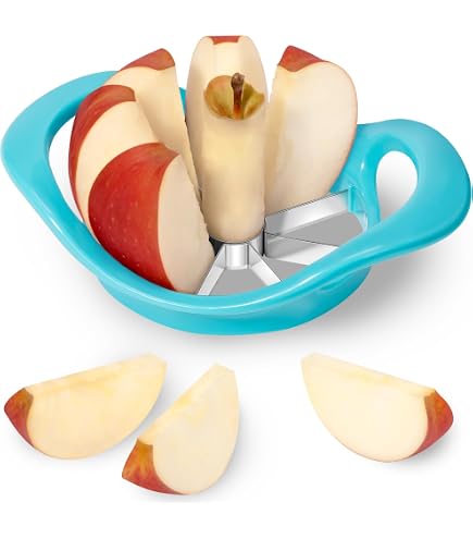 Coupe-fruits Avec Noyau Amovible - 8 Lames Inox - Pour Pommes, Poires, Ananas - Coupe Précise Et Sécurité
