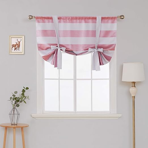 Amazon Com Deconovo Striped Sun Blocking Curtains Rod Pocket Kids