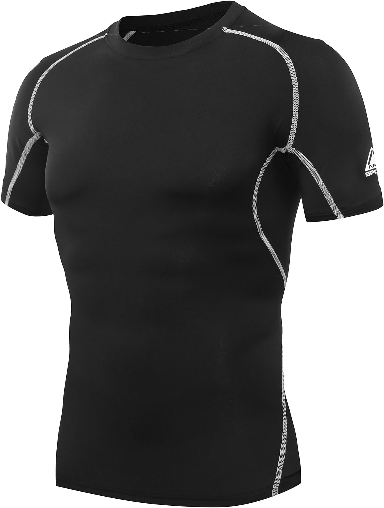 Men's Compression Short-Sleeved Top Cool Dry Baselayer T-Shirt