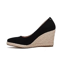 Ruanyu Women's Platform Espadrilles Wedge Sandals
