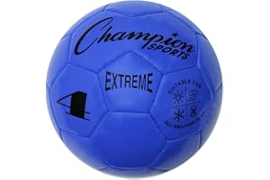 Champion Sports Extreme Series Soccer Ball – Sizes 3, 4, 5, Soft Touch, All Weather, High Air Retention, Youth & Adult League Balls for Training, Games, Outdoor & Indoor Play, Multiple Colors