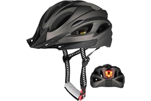 Adult Bike Helmet,Lightweight Bicycle Helmet with Detachable Magnetic Goggles, UV Protective Cycling Helmets with Sun Visor D