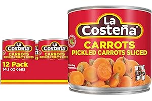 La Costeña Sliced Pickled Carrots, 14.1 Oz (Pack of 12)