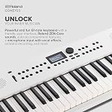 Roland GO:KEYS 5 61-Note Keyboard with ZEN-Core Over 1000 Sounds White view 2