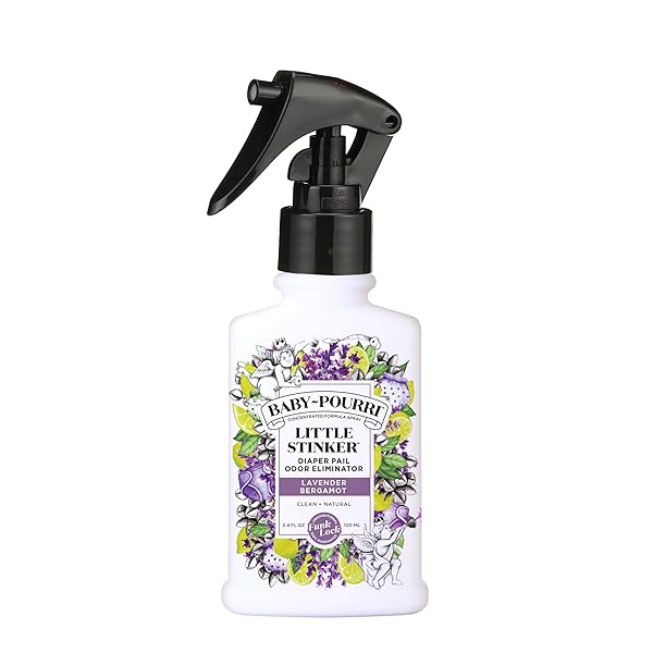 BABY-POURRI LITTLE STINKER DIAPER PAIL DEODORIZER SPRAY, 3.4...