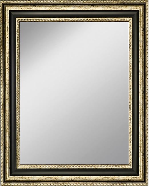 Amazon Com Art Oyster Framed Mirror 23 X 27 With Silver