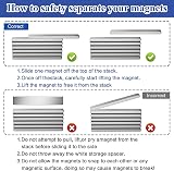 FINDMAG 20 Pack Magnets 60x10x3 mm Neodymium Strips with Adhesive view 4