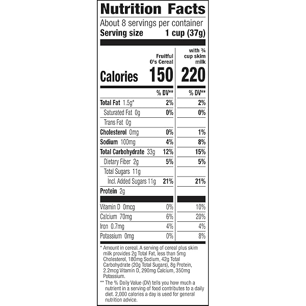 CASCADIAN FARM ORGANIC FRUITFUL O’S BREAKFAST CEREAL, GLUTEN FREE, MADE WITH WHOLE GRAIN, 10.2 OZ