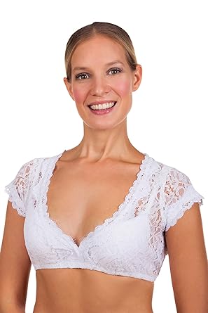 Edelnice Trachtenmode Verschiedene Dirndlblusen Modelle aus Spitze und Baumwolle Gr. 32-54