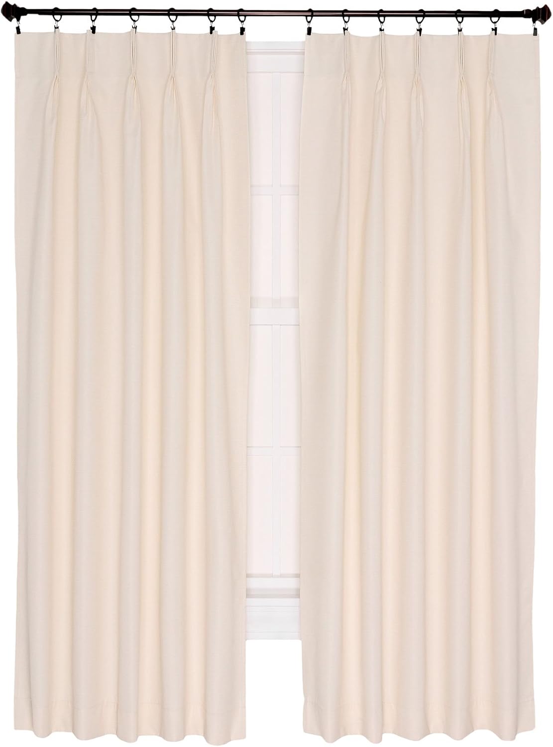 Ellis Curtain Crosby Thermal Insulated 96 by 84Inch Pinch