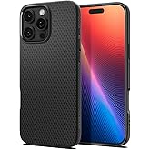 Spigen Liquid Air Designed for iPhone 16 Pro Case [NOT Compatible with MagSafe], [Military-Grade Protection] - Matte Black