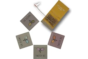 100% Organic Hemp Wick with Natural Beeswax Coating | Twisted Bee (5 x 5ft Standard Wick)