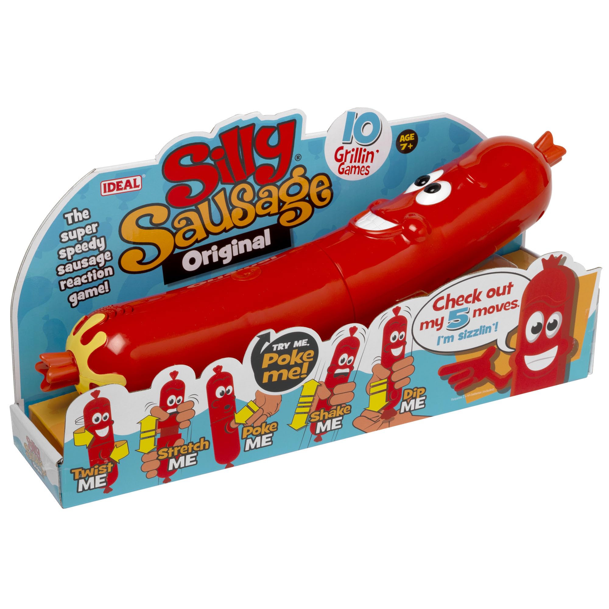 Ideal | Silly Sausage: The super speedy sausage reaction game | Family Games | For 1+ Players | Ages 7+ — image 1