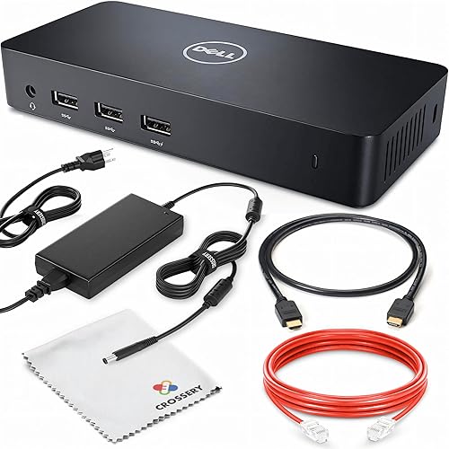 Dell Docking Station - USB3.0 D3100 Dell USB 3.0 Ultra HD Docking Station - Laptops Direct
