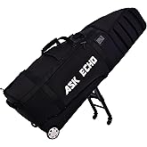 ASK ECHO Locklink StableRoller Golf Travel Bag with 4-Wheel Rolling System, Extendable Support Stand Legs