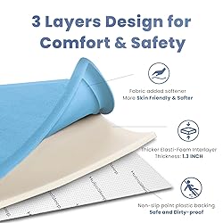Baby Play Mat for Floor,1.3" Thick Memory foam