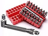 34pc Security Bit Set 1/4 Inch Hex Shank