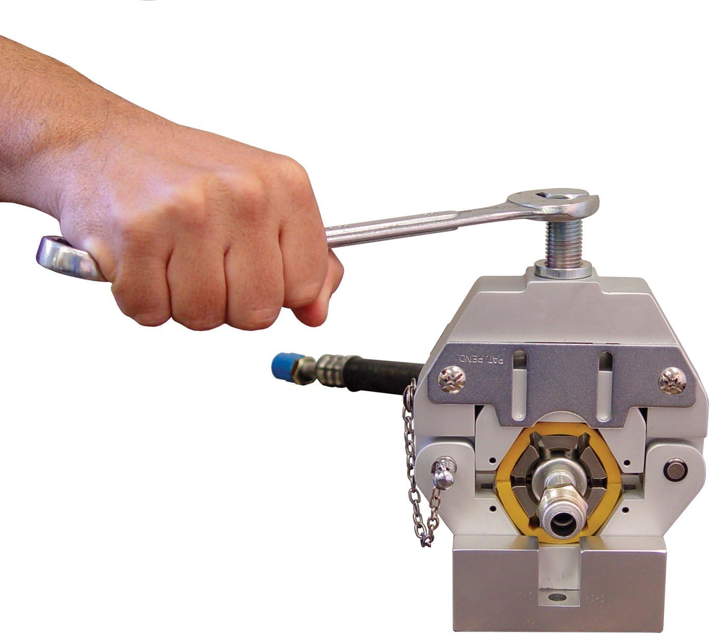 manual hydraulic hose crimper