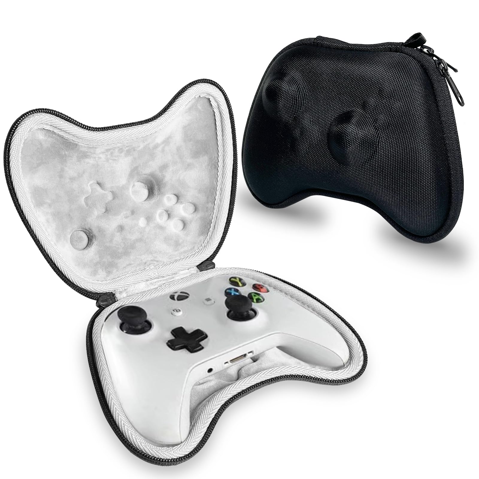 Tiswell Controller Hard Case for Xbox One/Series X/SX / Xbox Elite 2 Controller, EVA Protective Box for Xbox Elite Series 2 Core Wireless Gaming Portable Bag Travel Storage, Black