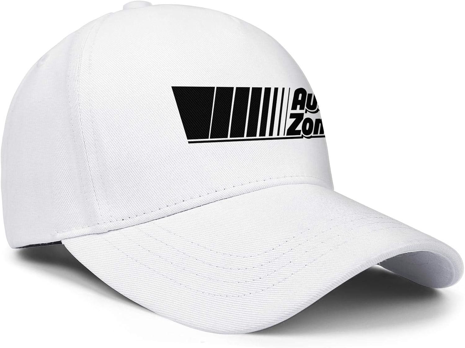 Baseball Autozone Distribution White Logo Flatbrim Unisex Nzkhdbbaei Cap Cap Adult Cotton All Panel Six Athletic Hats Food Service Low 40 Price Www Klevering Com