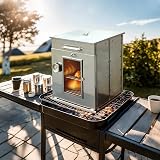 REDCAMP Foldable Camping Oven 3-Tier Grill Stainless Steel Portable Outdoor Oven view 2