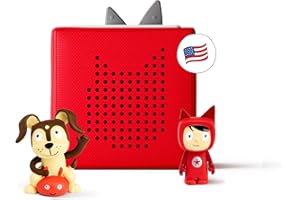 TONIES Toniebox Starter Set with Playtime Puppy and Creative Audio Character - Red [Discontinued]