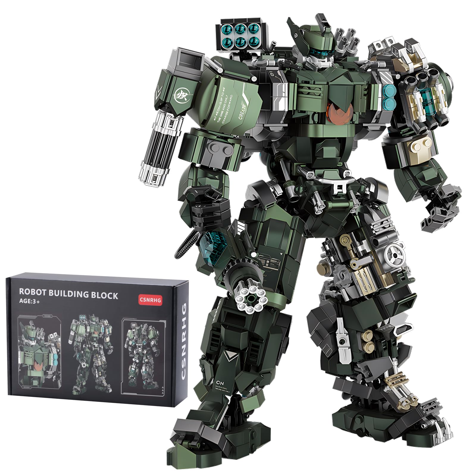 Photo 1 of CSNRHG Mech Robot Model Building Blocks Toy Set Birthday for Age 8+ Children Adults Teens 1403 Pieces