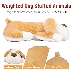 Niuniu Daddy 18" | 3 Pound Weighted Dog Stuffed