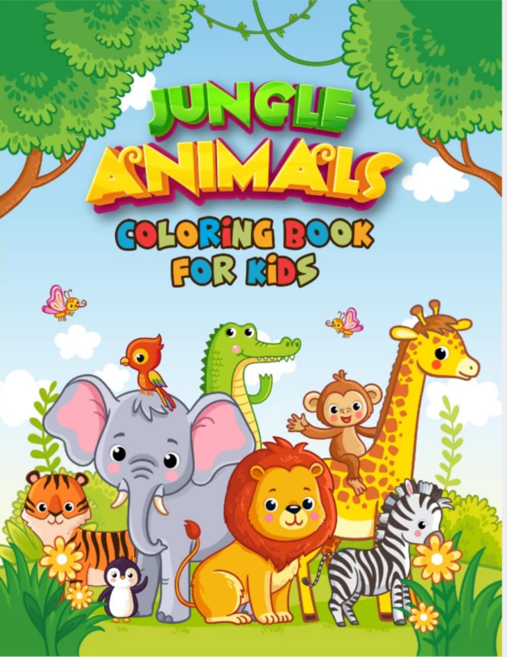 86 Jungle Animal Coloring Pages For Preschoolers  Best HD