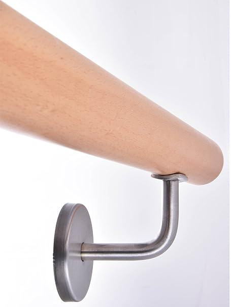 Holztechnik Ferdinand Meise Ballettstange als Ballettstangenset Edelstahlhalter, geringer Platzbedarf, Länge wählbar